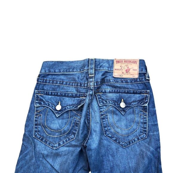 True Religion Jeans Size 30 BILLY Blue - Picture 3 of 6